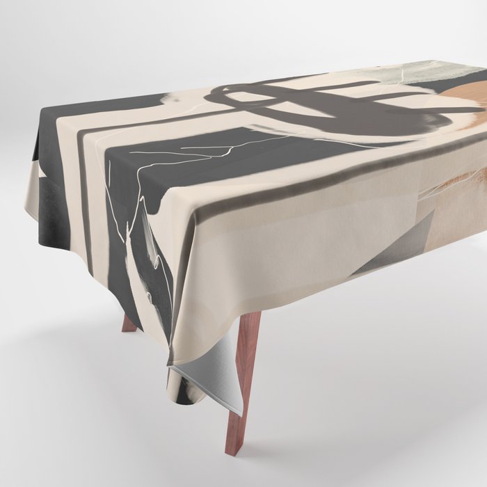 Modern Abstract Art Face 24 Tablecloth Gallery Image 1