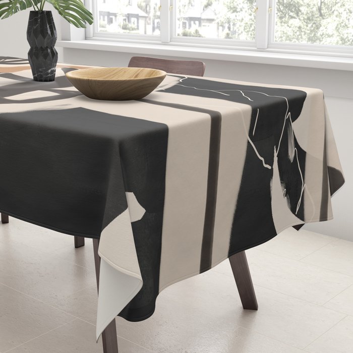Modern Abstract Art Face 24 Tablecloth Gallery Image 3