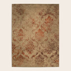Aged Damask Texture 1 Poster Gallery Image 4