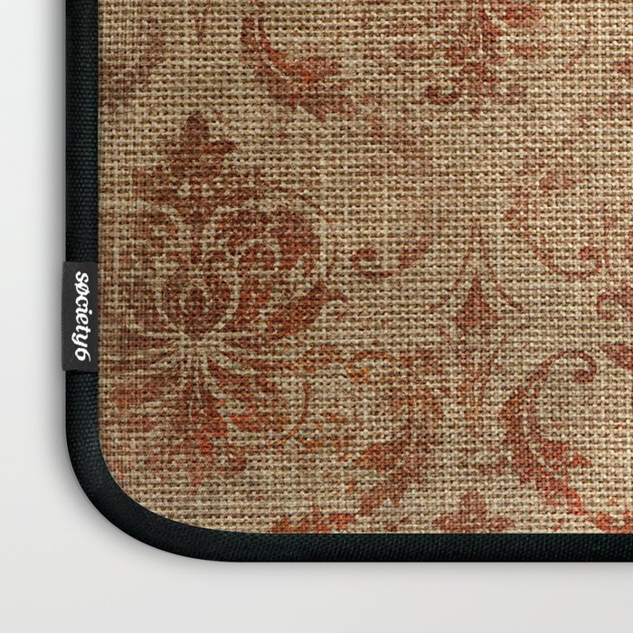 Aged Damask Texture 1 Laptop Sleeve Gallery Image 3