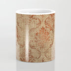 Aged Damask Texture 1 Coffee Mug Gallery Image 4