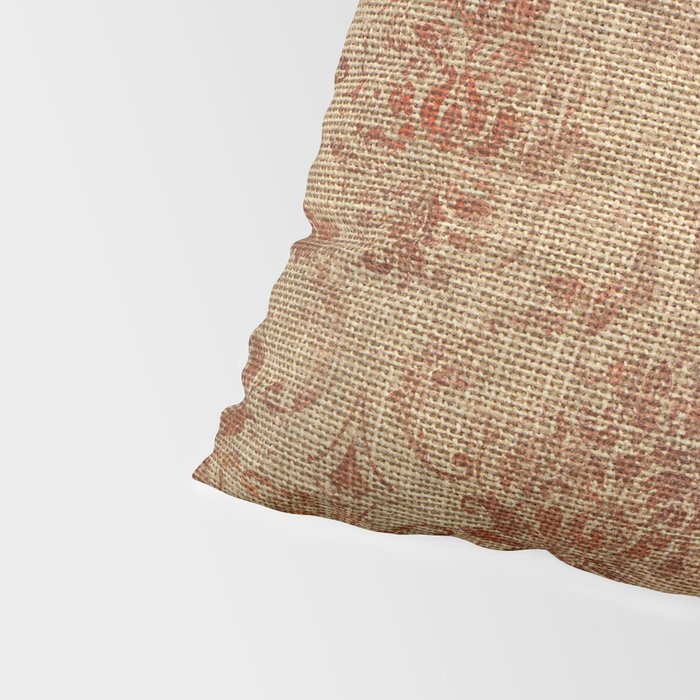 Aged Damask Texture 1 Pillow Sham Gallery Image 4