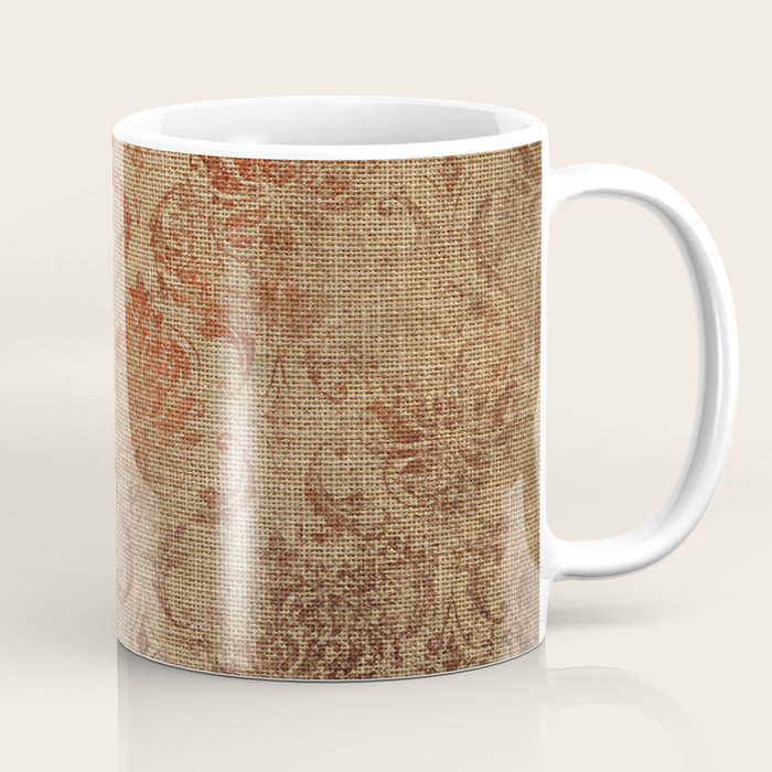 Aged Damask Texture 1 Coffee Mug
