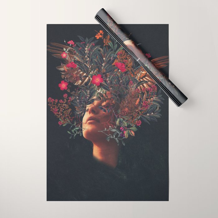 Kissing Rosa Wrapping Paper Gallery Image 1