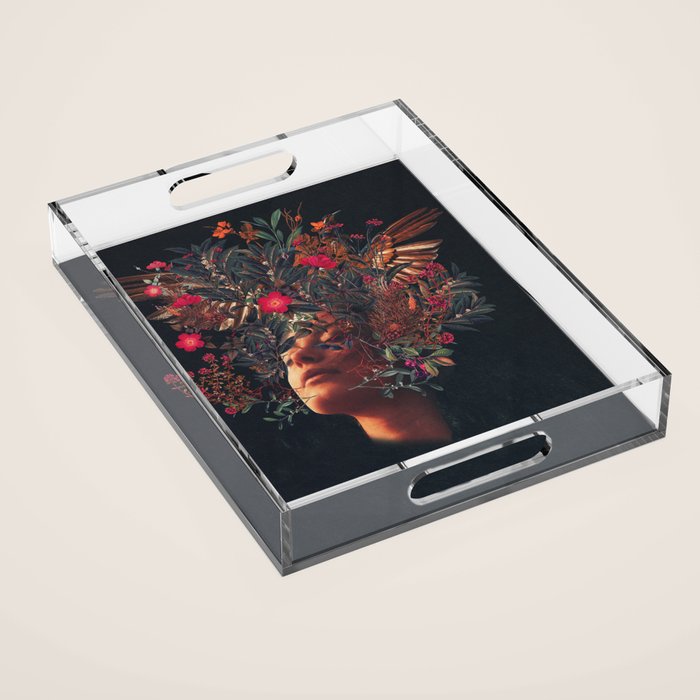 Kissing Rosa Acrylic Tray Gallery Image 1