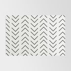 Mudcloth Black and White Rug Gallery Image 2
