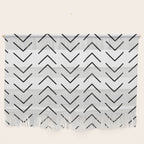 Mudcloth Black and White Wall Hanging Gallery Image 1