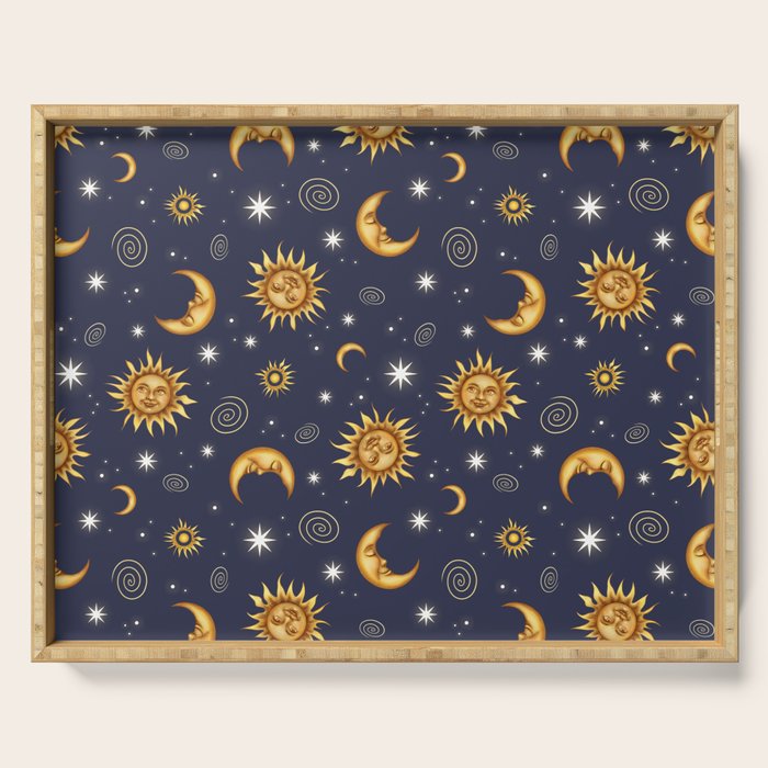 Vintage Celestial Mood Serving Tray Gallery Image 1