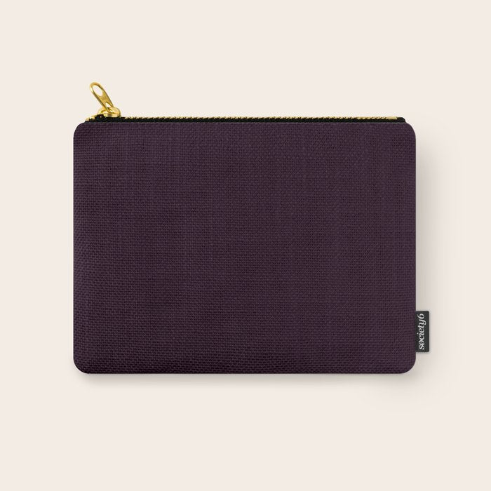 Simply Deep Eggplant Purple Carry All Pouch Gallery Image 1