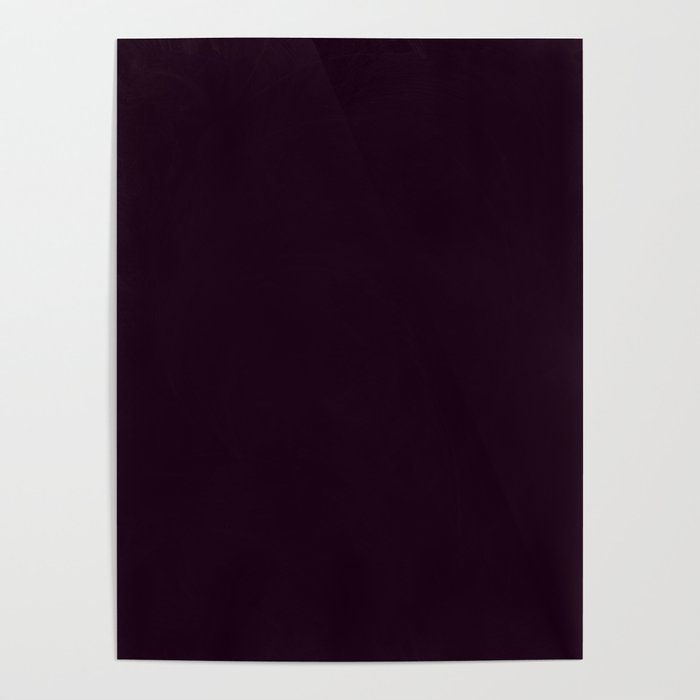 Simply Deep Eggplant Purple Poster Gallery Image 1