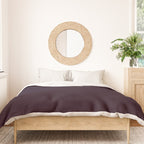 Simply Deep Eggplant Purple Duvet Cover Gallery Image 3