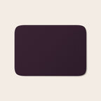 Simply Deep Eggplant Purple Bath Mat Gallery Image 1