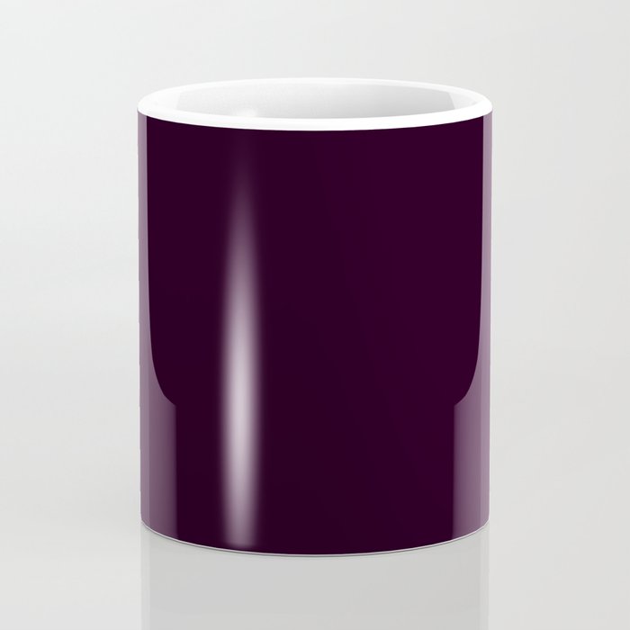 Simply Deep Eggplant Purple Coffee Mug Gallery Image 4