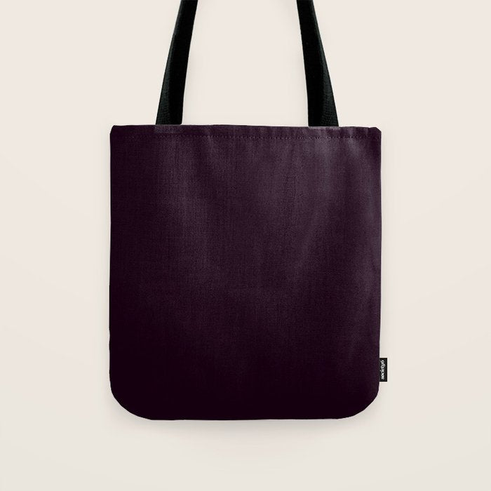 Simply Deep Eggplant Purple Tote Bag Gallery Image 1