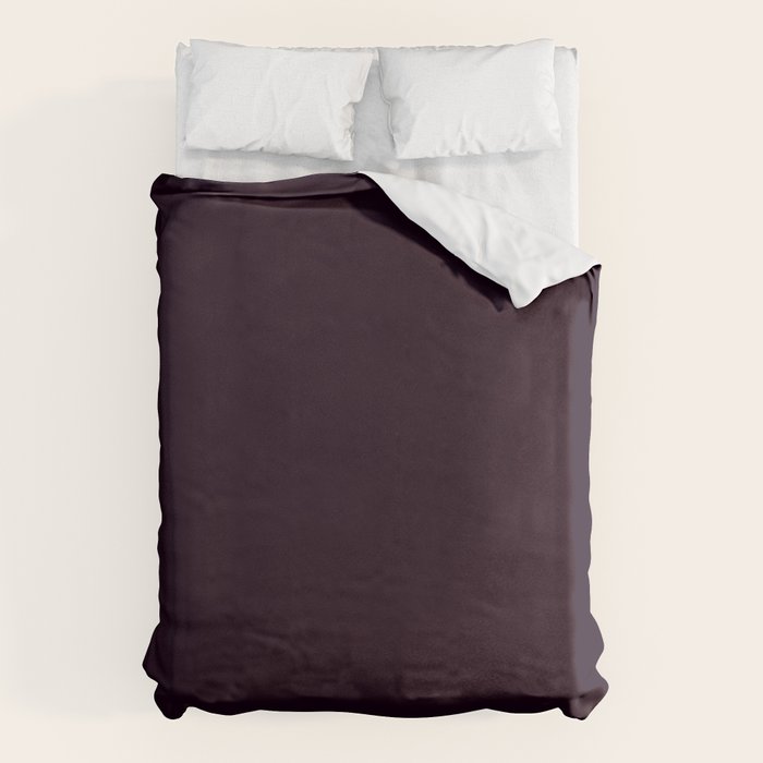 Simply Deep Eggplant Purple Duvet Cover Gallery Image 6