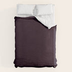 Simply Deep Eggplant Purple Duvet Cover Gallery Image 6