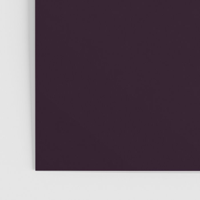 Simply Deep Eggplant Purple Poster Gallery Image 3