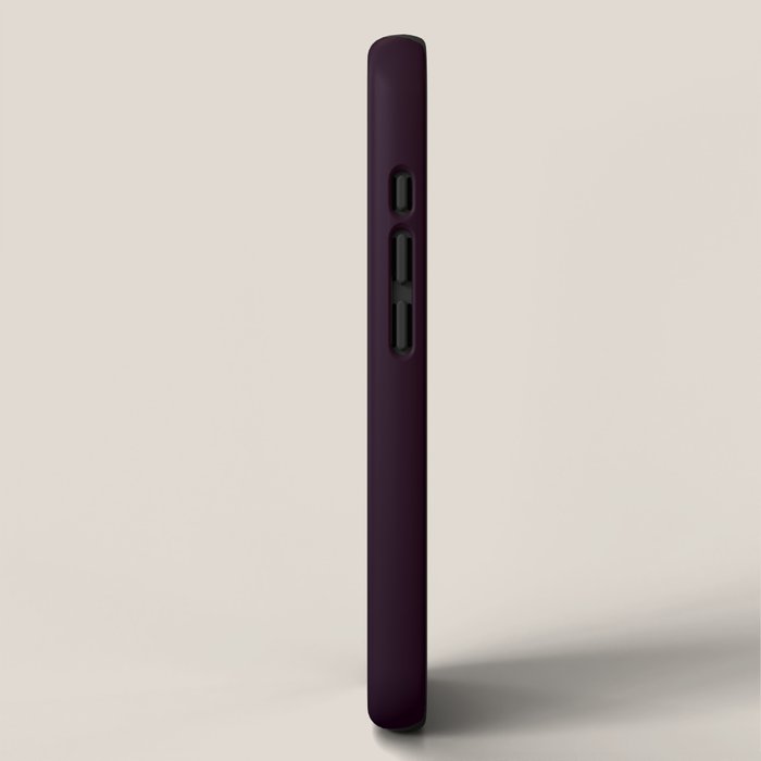 Simply Deep Eggplant Purple iPhone Case Gallery Image 2