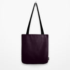 Simply Deep Eggplant Purple Tote Bag Gallery Image 2