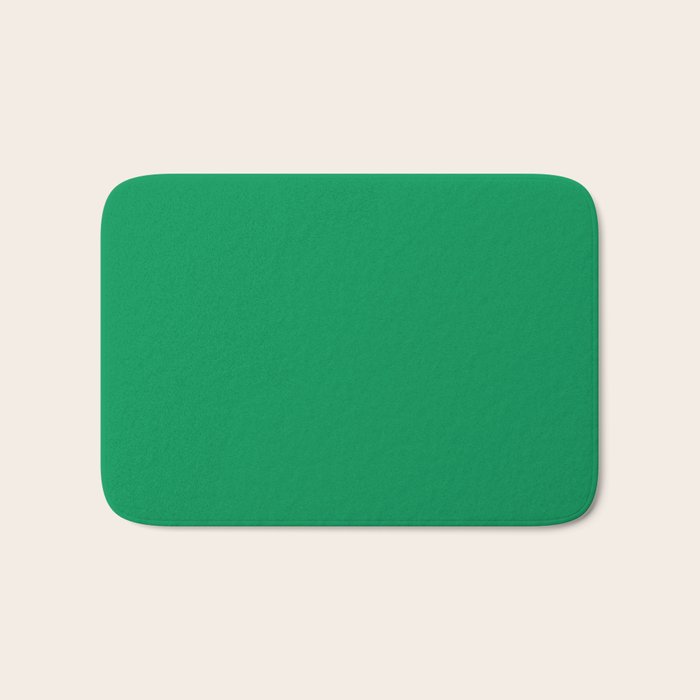 NOW FERN GREEN SOLID COLOR Bath Mat Gallery Image 1