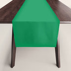NOW FERN GREEN SOLID COLOR Table Runner Gallery Image 1