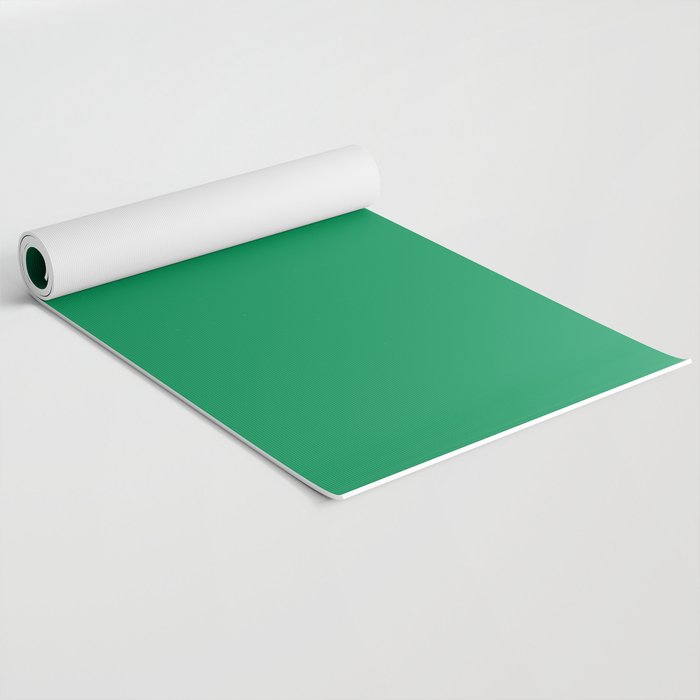 NOW FERN GREEN SOLID COLOR Yoga Mat Gallery Image 2