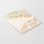 My blush and copper abstract Aloha Tropical Jungle Palm Garden Notebook Gallery Image 3