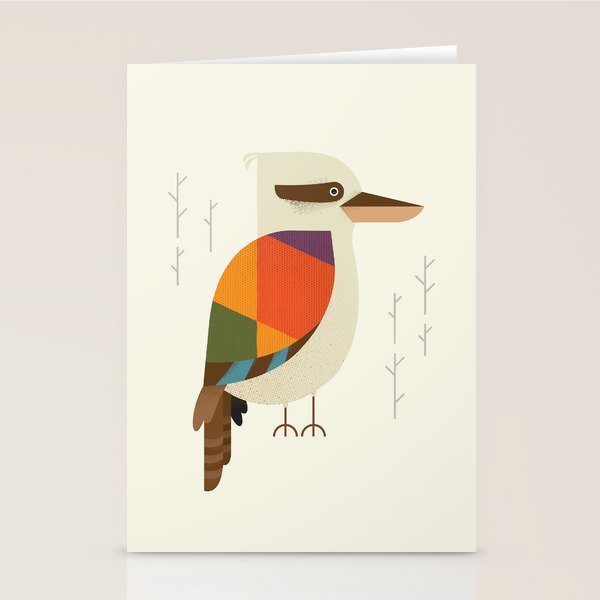 Laughing Kookaburra Stationery Card Gallery Image 2