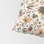 Harvest 2025 Artistic Autumn Floral Leaves Brown Pillow Sham Gallery Image 4