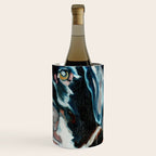 Daisy the Black Lab Dog Portrait Wine Chiller Gallery Image 3