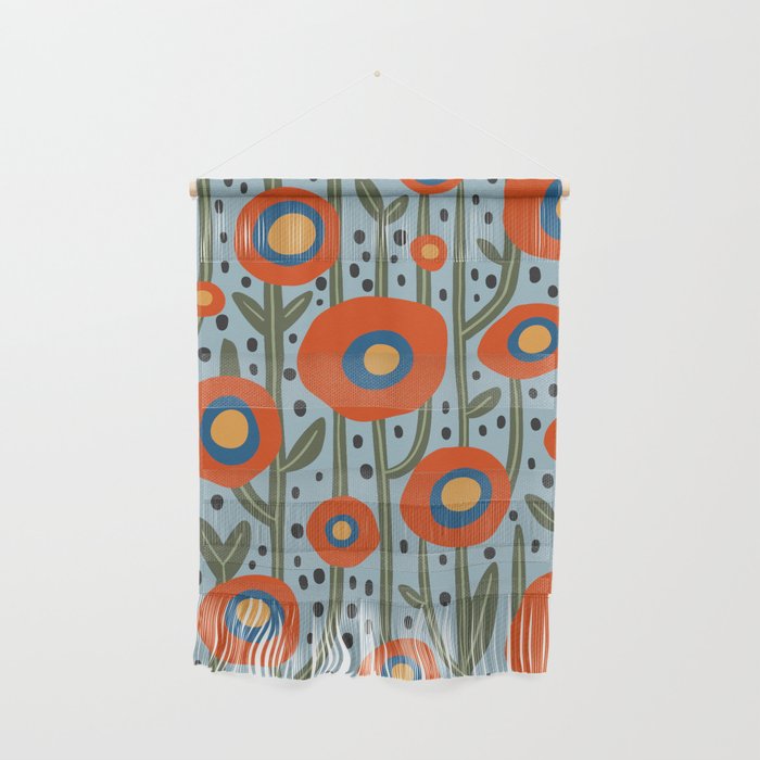 Flower Market Amsterdam, Modern Retro Flower Print Wall Hanging Gallery Image 1