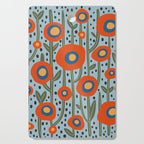 Flower Market Amsterdam, Modern Retro Flower Print Cutting Board Gallery Image 1