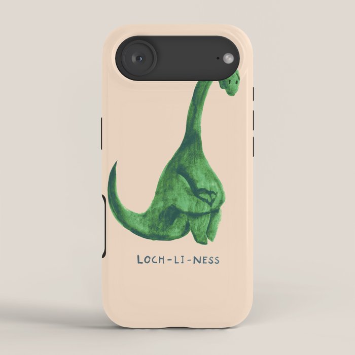 Lonely loch ness monster (loch-li-ness) iPhone Case Gallery Image 2
