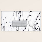 BLACK GRASS Desk Mat Gallery Image 1
