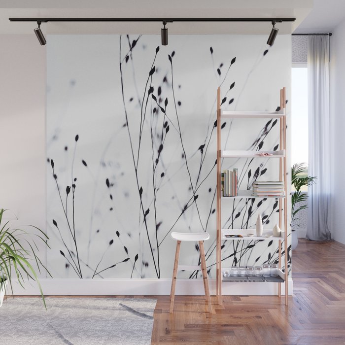 BLACK GRASS Wall Mural Gallery Image 1