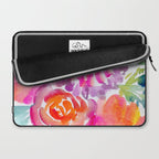 preppy flowers N.o 4 Laptop Sleeve Gallery Image 2