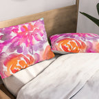 preppy flowers N.o 4 Pillow Sham Gallery Image 2