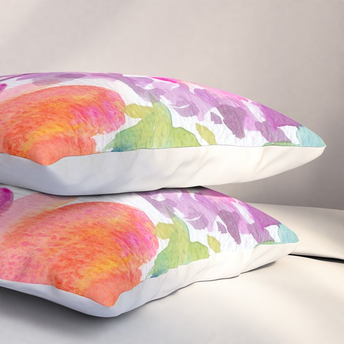 preppy flowers N.o 4 Pillow Sham Gallery Image 3