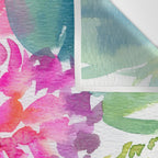 preppy flowers N.o 4 Wall Tapestry Gallery Image 3