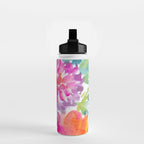 preppy flowers N.o 4 Water Bottle Gallery Image 2