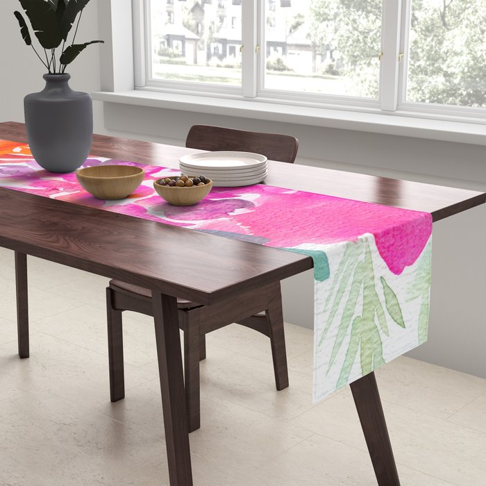 preppy flowers N.o 4 Table Runner Gallery Image 2