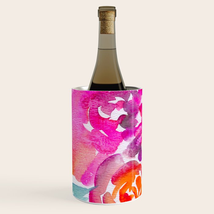 preppy flowers N.o 4 Wine Chiller Gallery Image 2