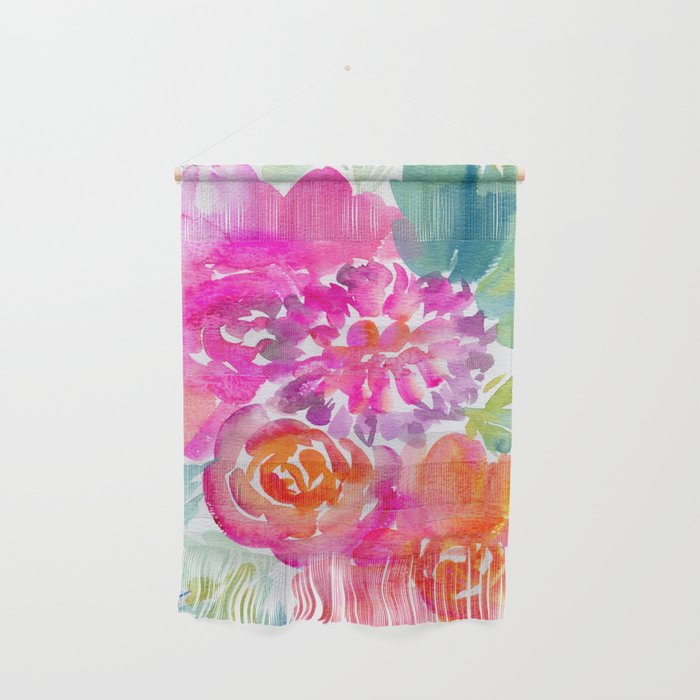 preppy flowers N.o 4 Wall Hanging Gallery Image 1