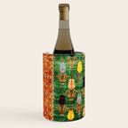 Q'ashqai Tribal Persian Rug Print Wine Chiller Gallery Image 2