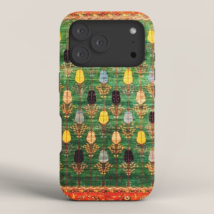 Q'ashqai Tribal Persian Rug Print iPhone Case Gallery Image 3