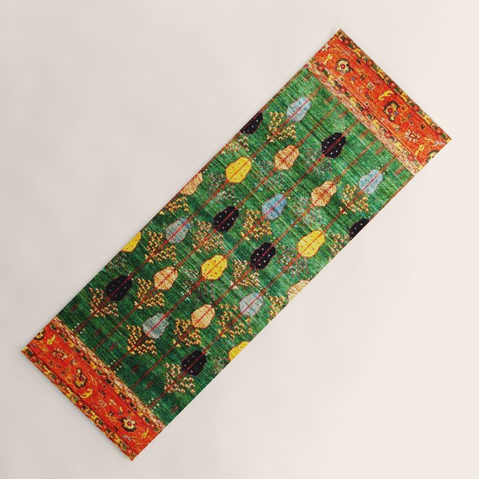 Q'ashqai Tribal Persian Rug Print Yoga Mat Gallery Image 1