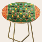 Q'ashqai Tribal Persian Rug Print Side Table Gallery Image 2