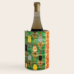 Q'ashqai Tribal Persian Rug Print Wine Chiller Gallery Image 3
