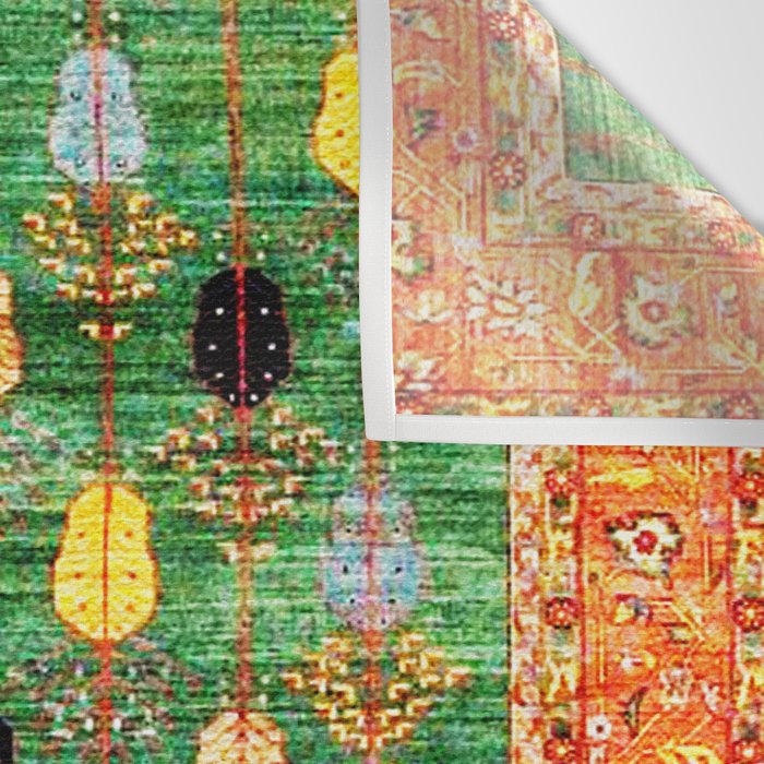 Q'ashqai Tribal Persian Rug Print Wall Tapestry Gallery Image 3