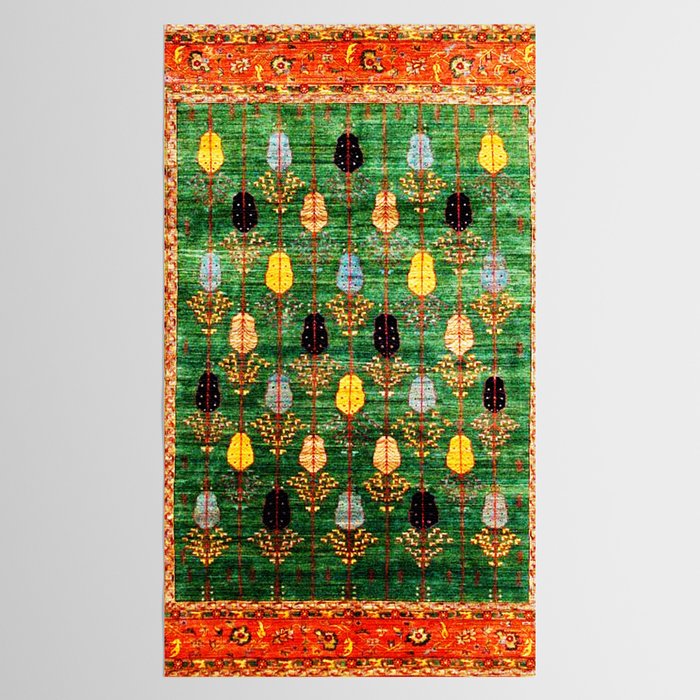 Q'ashqai Tribal Persian Rug Print Tablecloth Gallery Image 2